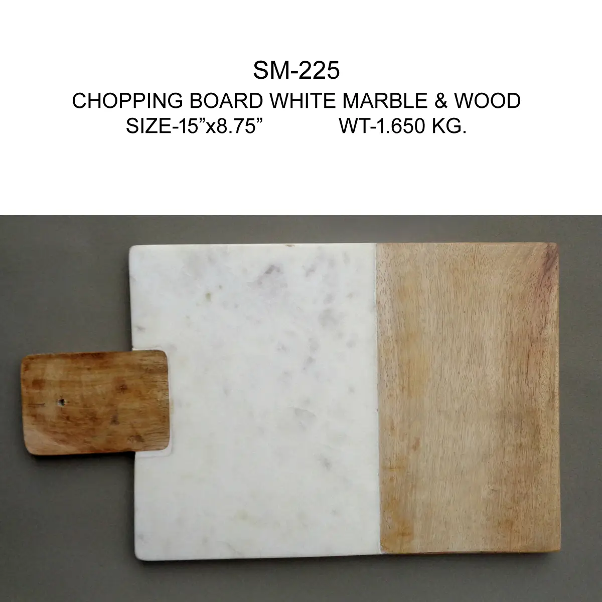 CHOPPING BOARD WOOD & MARBLE